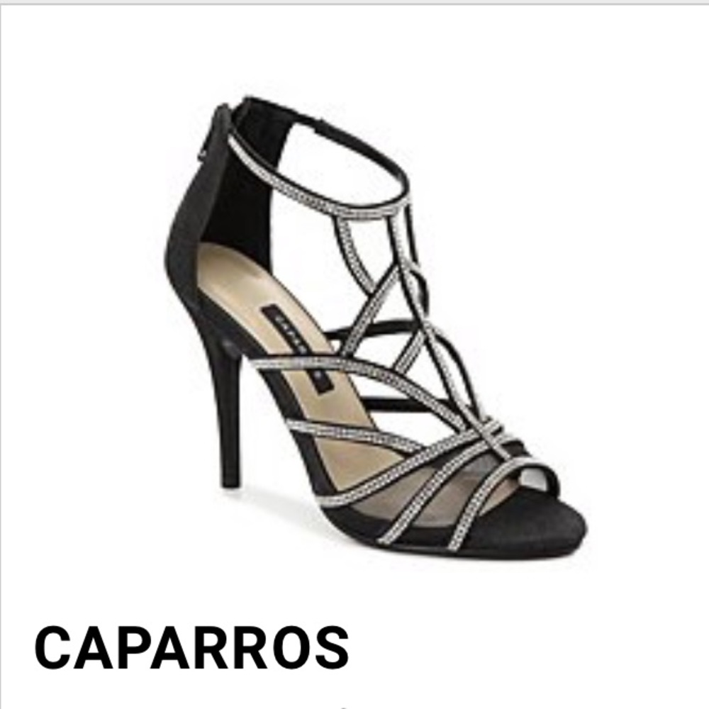 Caparros black formal heels